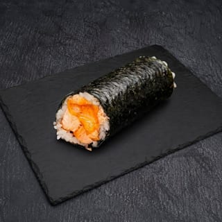 Baked Salmon Hand Roll