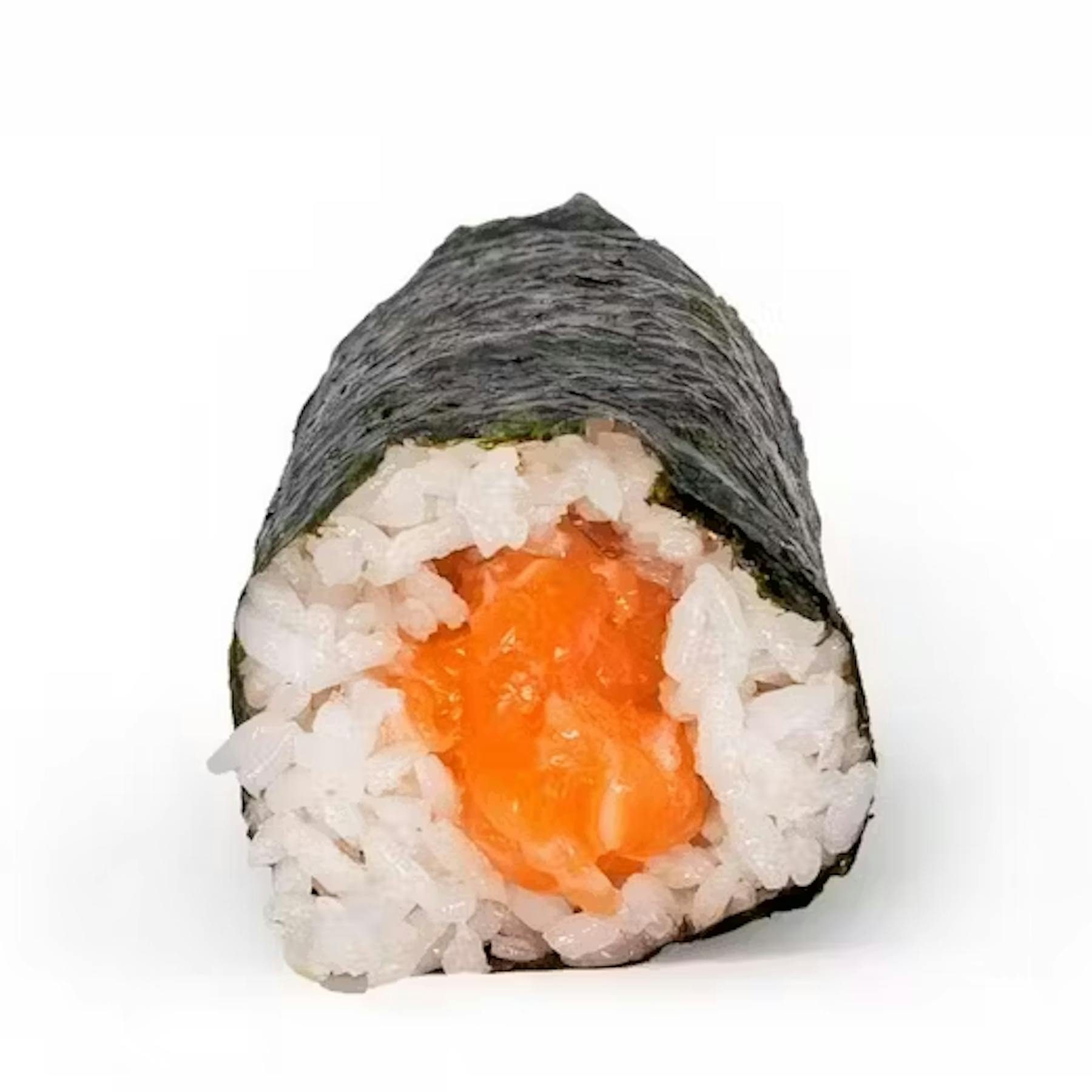 Salmon Hand Roll.